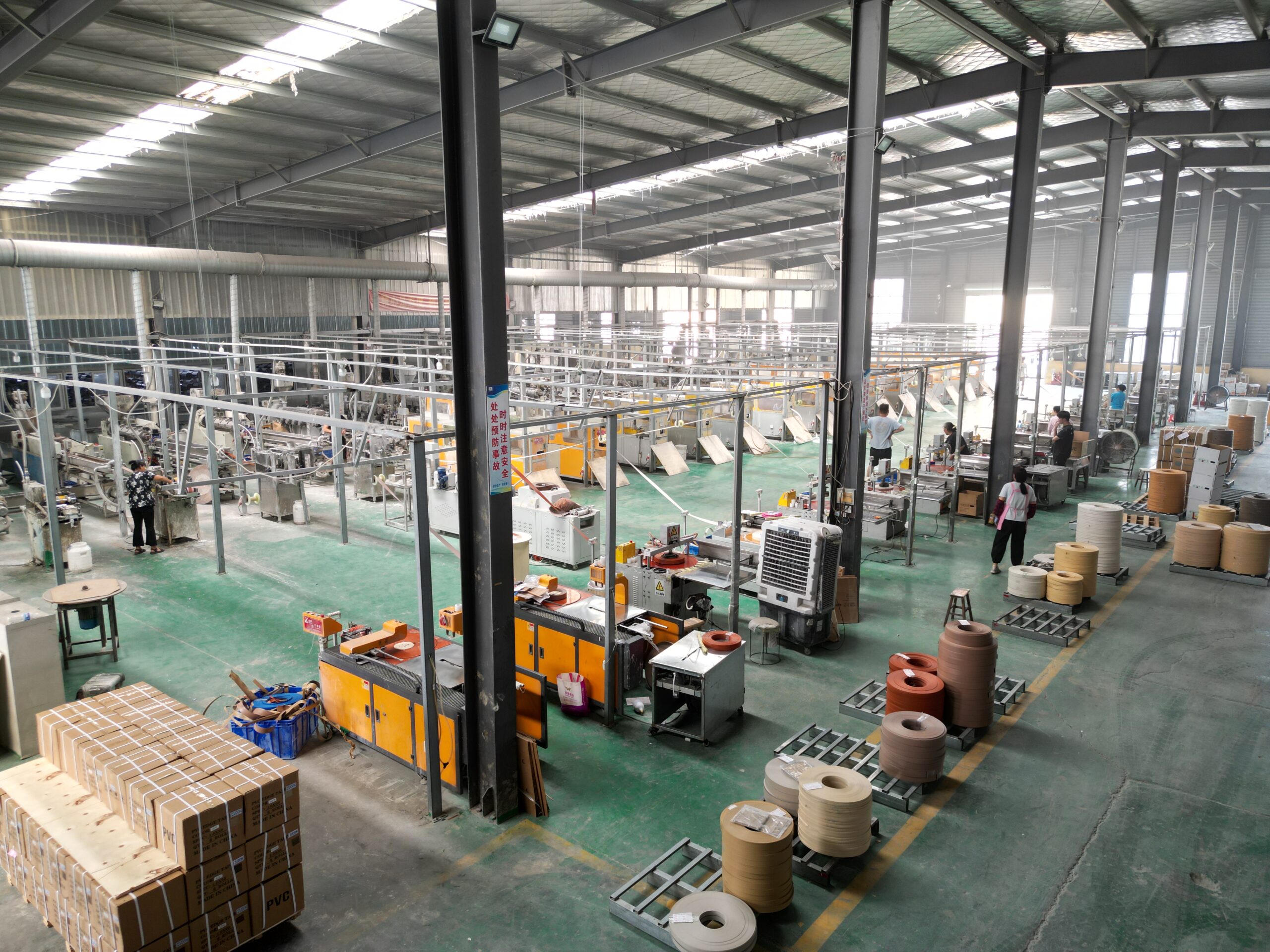 Edge banding factory production workshop overview